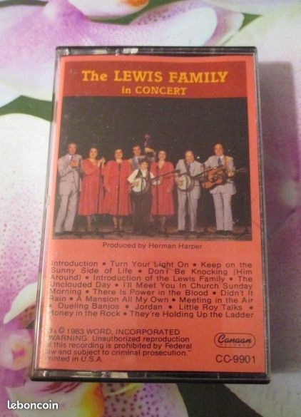 Cassette audio The Lewis Family 3 H�rouville-Saint-Clair (14)