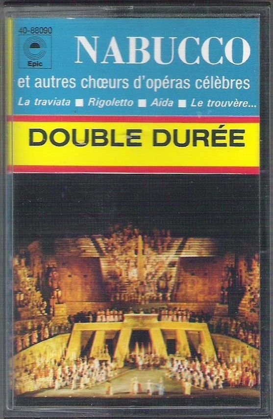 Cassette K7 audio Nabucco et autres ch?urs d'opéra célèbres 3 Balma (31)