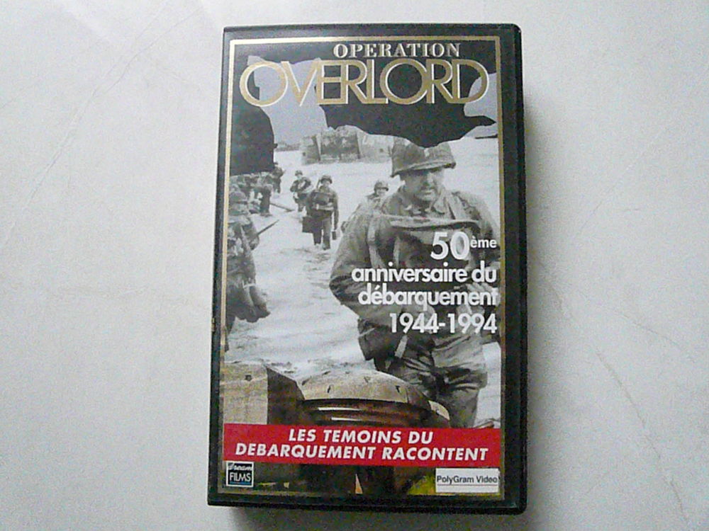 Cassette VHS    Opération Overlord   9 Franqueville-Saint-Pierre (76)