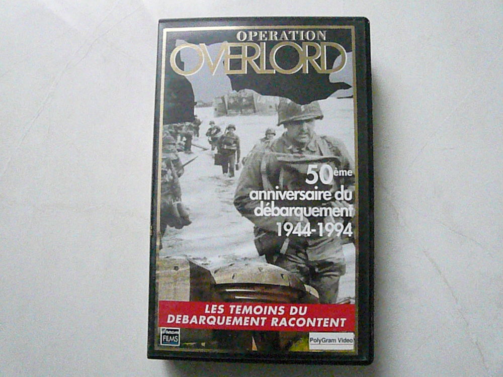 Cassette VHS    Op�ration Overlord   9 Franqueville-Saint-Pierre (76)