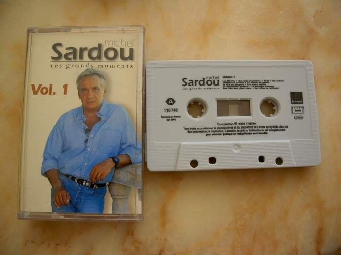 CASSETTE SARDOU Les grands moments Vol.1 8 Sautron (44)