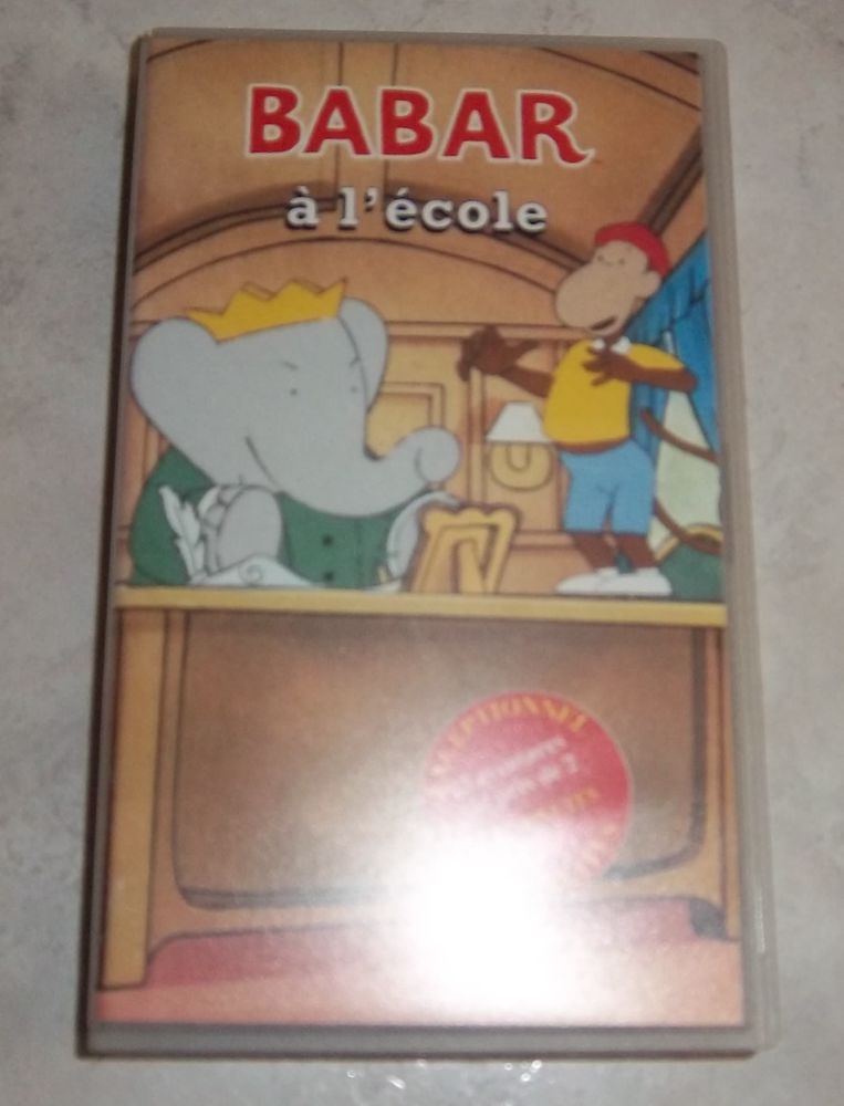 Cassette vid�o Babar � l'�cole 2 Colombier-Fontaine (25)