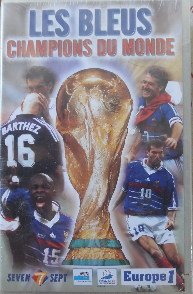 Cassette vid�o VHS Les bleus champions du monde 1998 neuve 15 Castries (34)