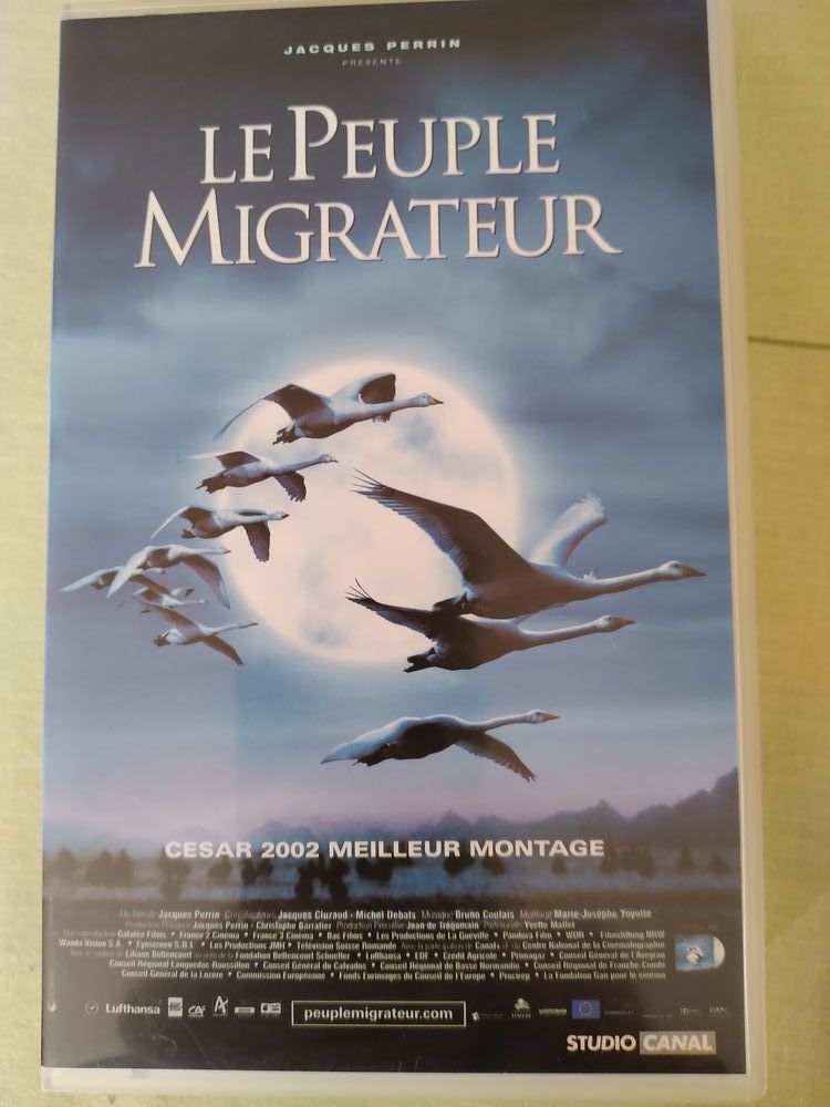 CASSETTE VIDEO HS LE PEUPLE MIGRATEUR 2 Gi�vres (41)
