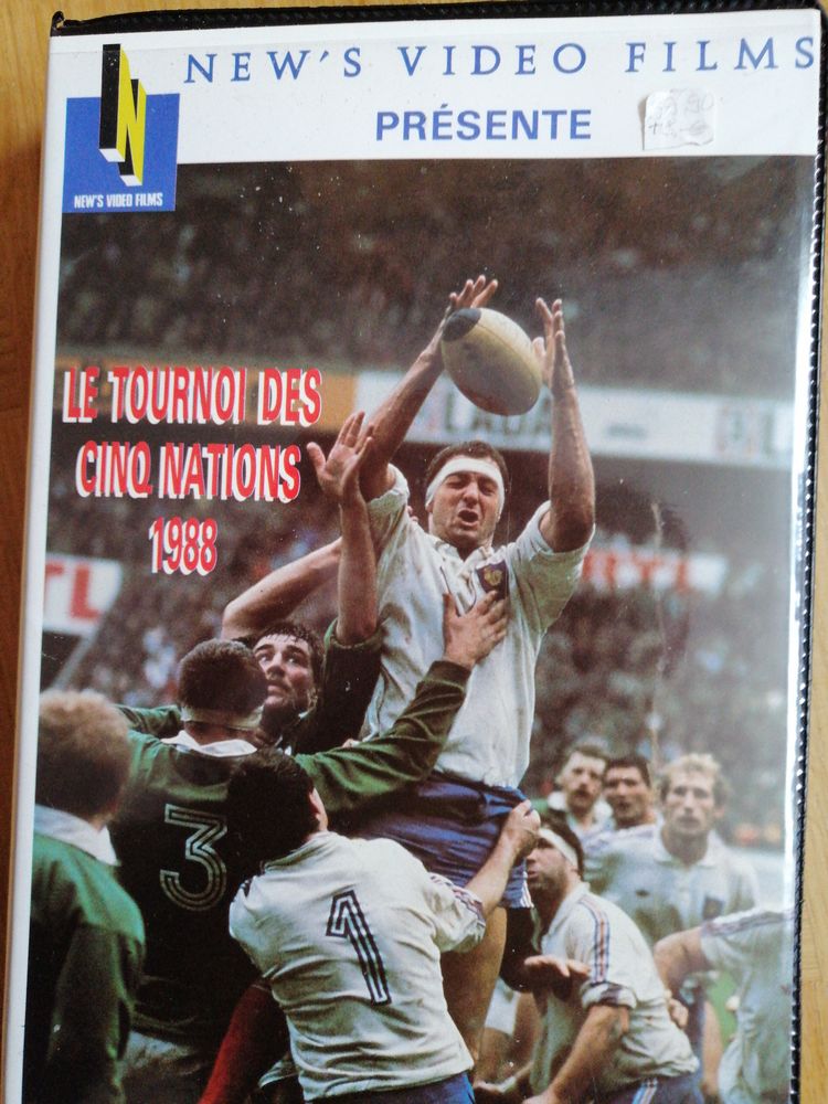Cassette vid�o: Le TOURNOI DES CINQ NATIONS 1988 10 Sainte-Agn�s (06)