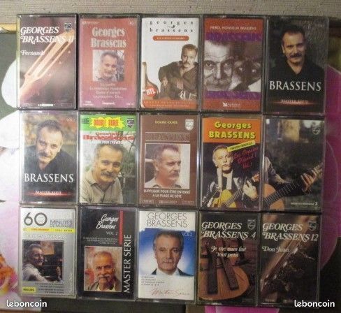 Cassettes audio Georges Brassens 0 H�rouville-Saint-Clair (14)