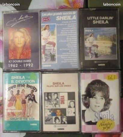 Cassettes audio Sheila 0 H�rouville-Saint-Clair (14)