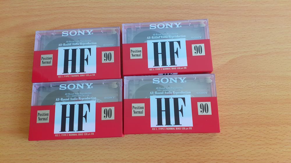 Lot De 7 Cassettes Audio Sony HF 90 Minutes Neuves - Type I