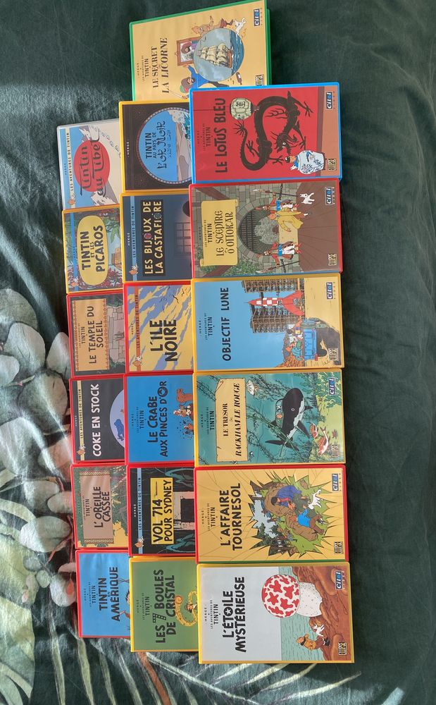 Cassettes VHS les Aventures de Tintin 25 V�mars (95)