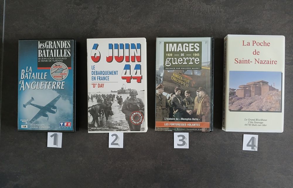 CASSETTES K7 VHS GUERRE 1939-1945 7 Nevers (58)