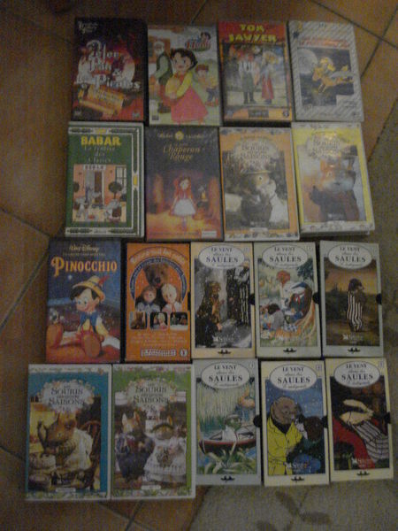 Lot de 18 cassettes K7 VHS jeunesse enfant vidéo 25 Fontenay-le-Fleury (78)