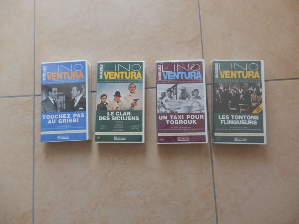 Cassettes VHS Lino Ventura 10 Milly-la-Forêt (91)
