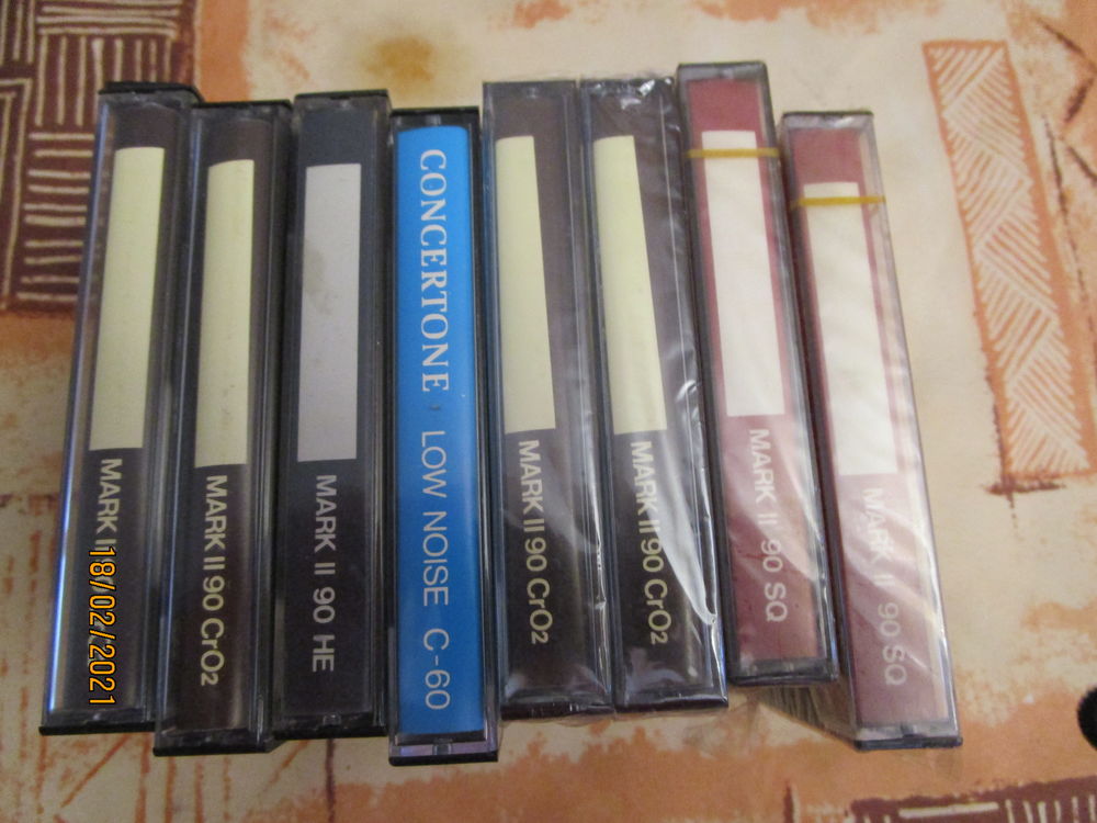 lot de 8 cassettes neuves audio 20 Chanteloup-en-Brie (77)