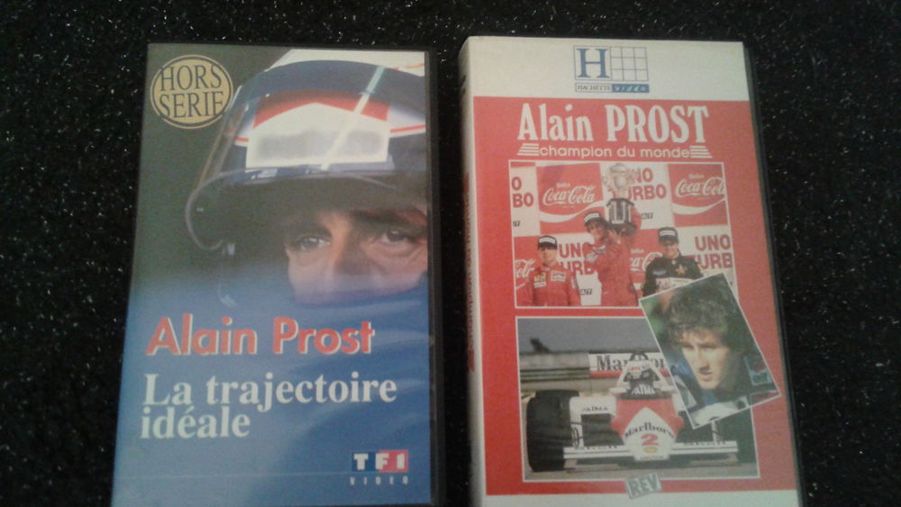 LOT DE 4 CASSETTES VHS SPORT AUTO ET F1 