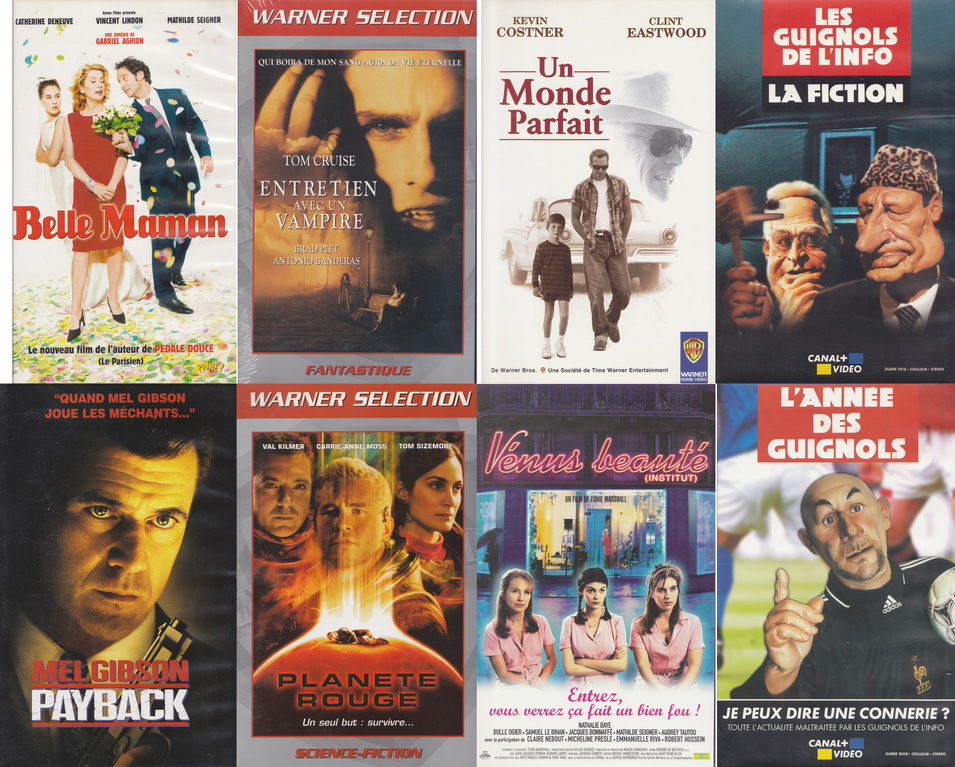 Cassettes VHS K7 vid�o diverse de U � V
1 Aubin (12)