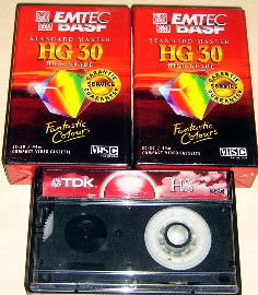 3 cassettes video VHSC BASF 12 Versailles (78)