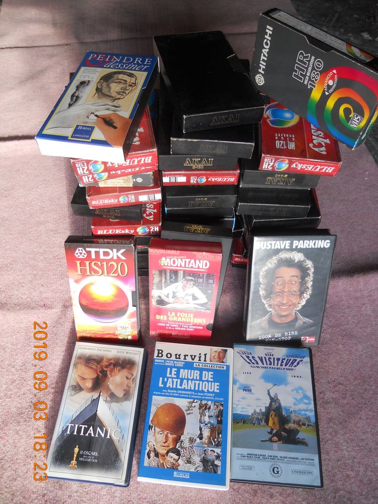 cassettes VHS 20 Lanquetot (76)