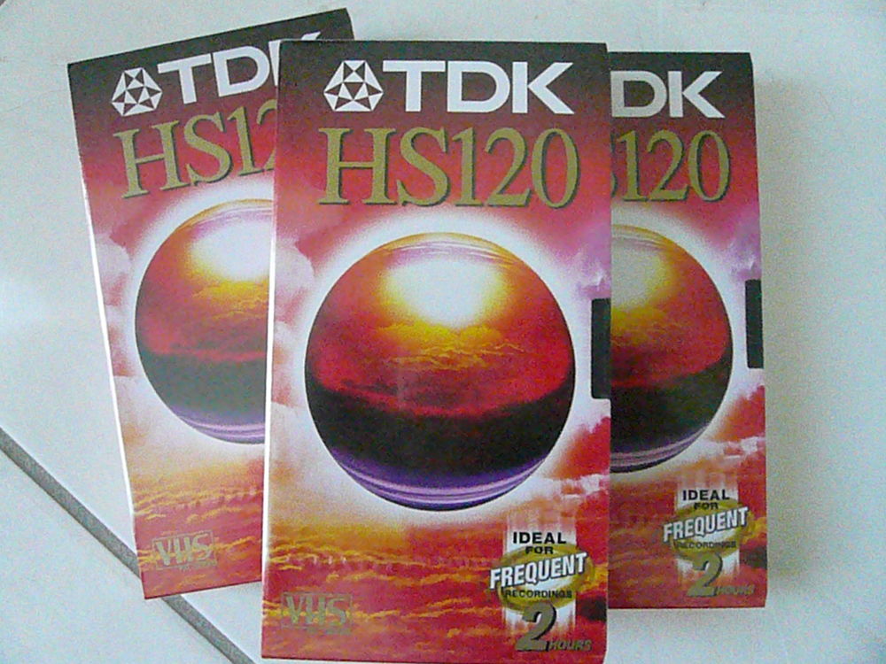 Lot de 3 cassettes TDK HS 120 15 Franqueville-Saint-Pierre (76)
