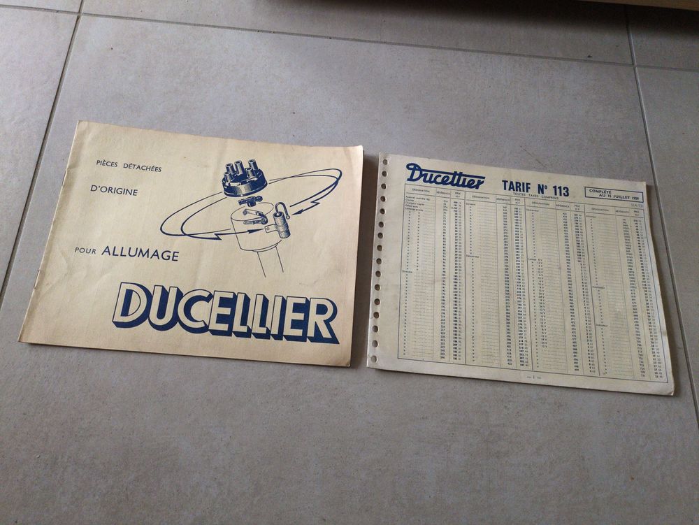 catalogue allumage Ducelier 29 Coulad�re (31)