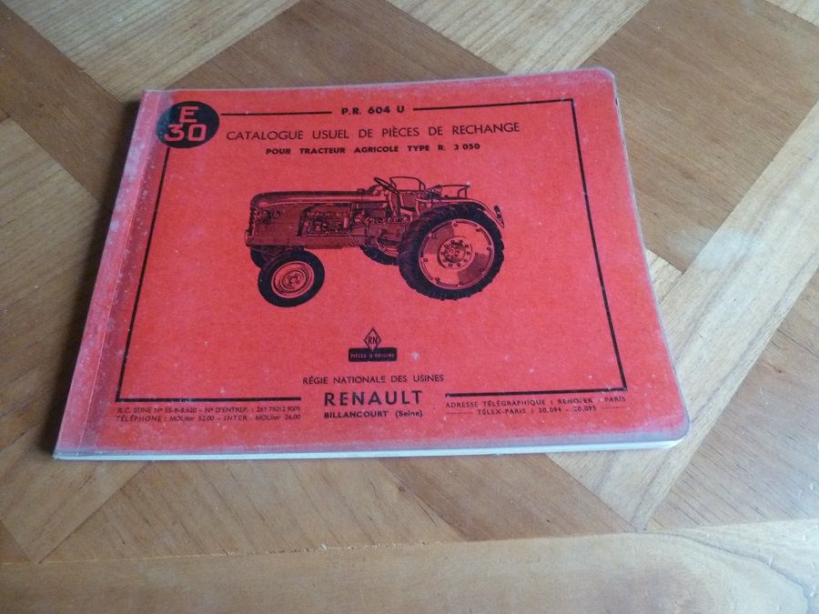 Catalogue de pi�ces d�tach�es pour tracteur RENAULT 46 Marcilly-le-Hayer (10)