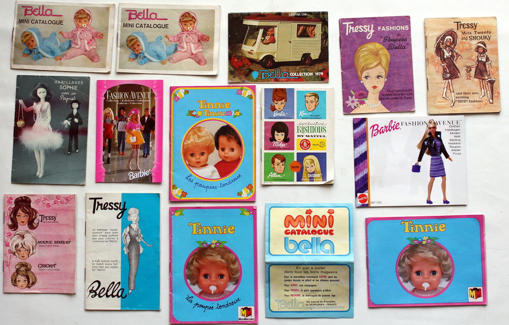 Catalogues Poupées 1950-1980 Barbie Bella  Peynet...... 80 Issy-les-Moulineaux (92)