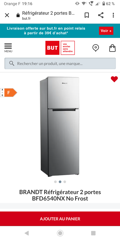 cause déménagement réfrigérateur congélateur 400 Saint-Maurice-de-Rémens (01)