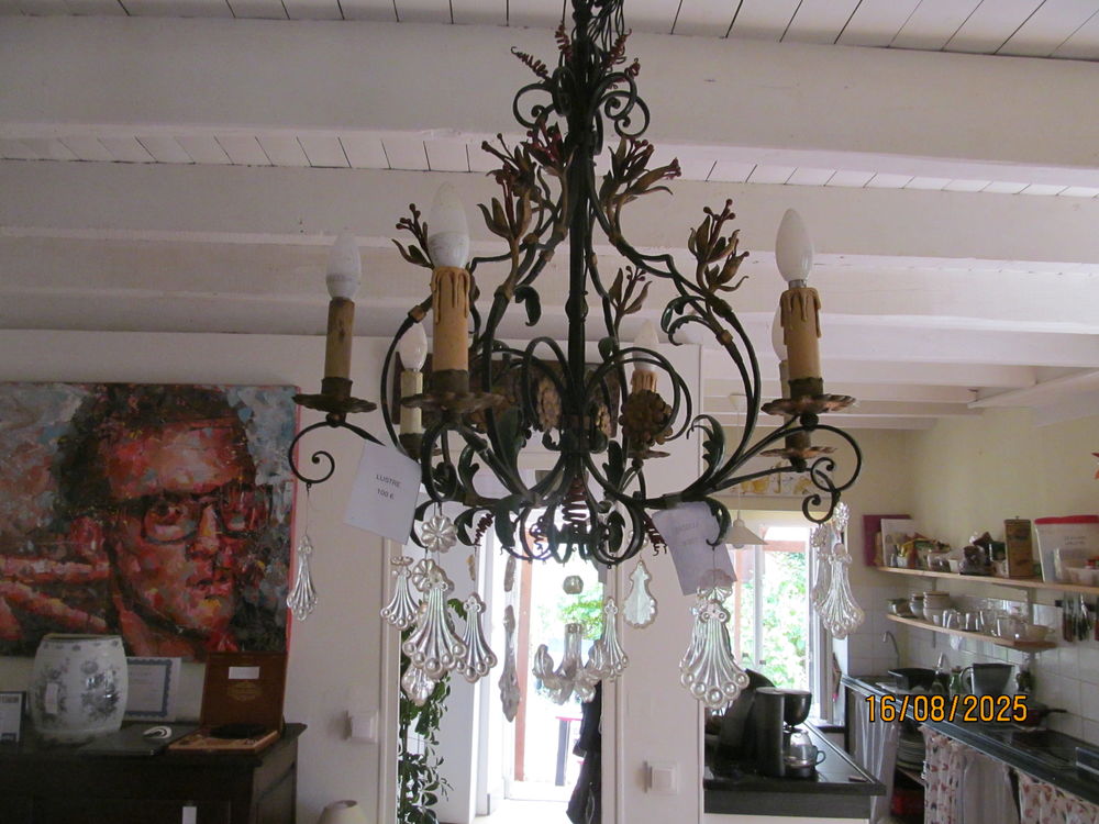 Cause d�part, prix brad�. Lustre 40 Montgivray (36)