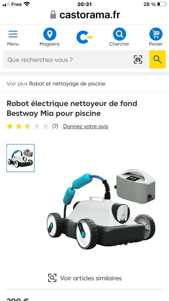 Cause double emploi robot piscine autonome neuf de piscinr 230 Marseille 8 (13)