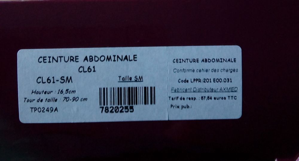 Ceinture abdominale 0 Cagnes-sur-Mer (06)
