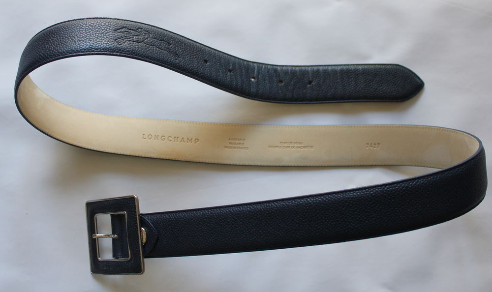 Ceinture cuir marine LONGCHAMP T. unique 110 Issy-les-Moulineaux (92)
