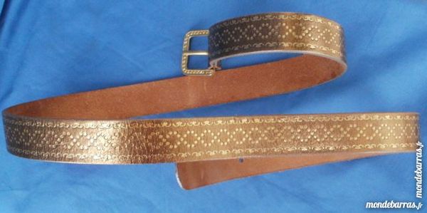 Ceinture dor�e croute de cuir 85 cm 5 Montauban (82)