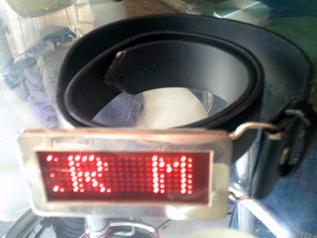 ceinture porte messages digital 45 Froideconche (70)