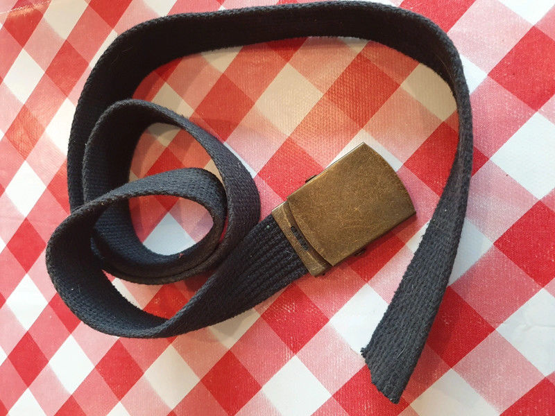 Ceinture tissu noire 2 Aubvillers (80)