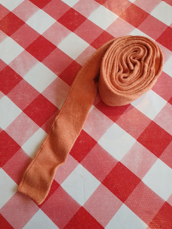 Ceinture en tissu - orange 1 Aubvillers (80)