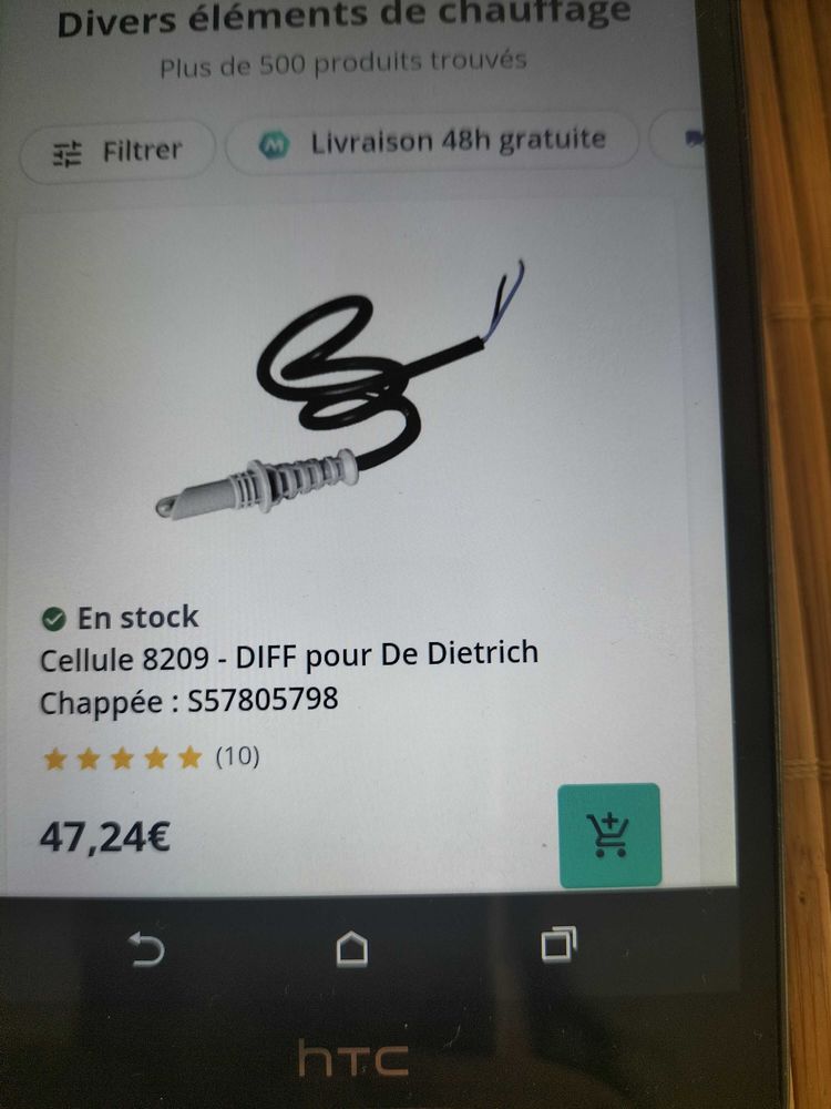 cellule bruleur fioul 8209 25 Le Mont-Saint-Michel (50)