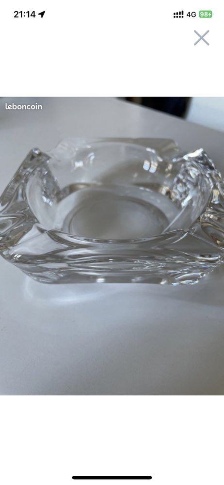 cendrier en cristal 15 Paris 20 (75)
