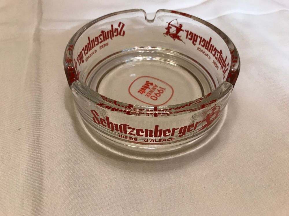 Cendrier Publicitaire Schutzenberger 12 Strasbourg (67)