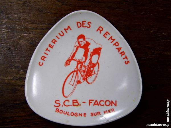 Cendrier publicitaire velo cyclisme SCB boulogne 10 Dunkerque (59)