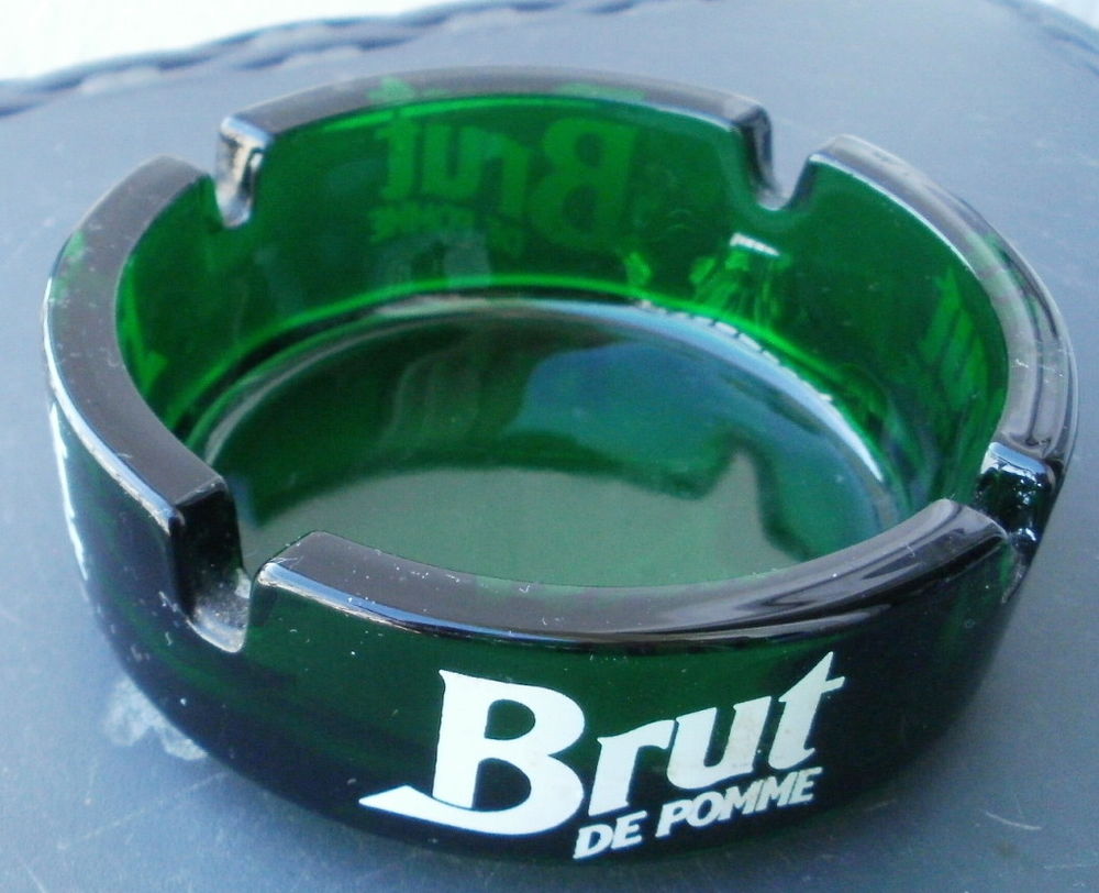 Cendrier publicitaire en verre  brut de pomme  5 Montauban (82)