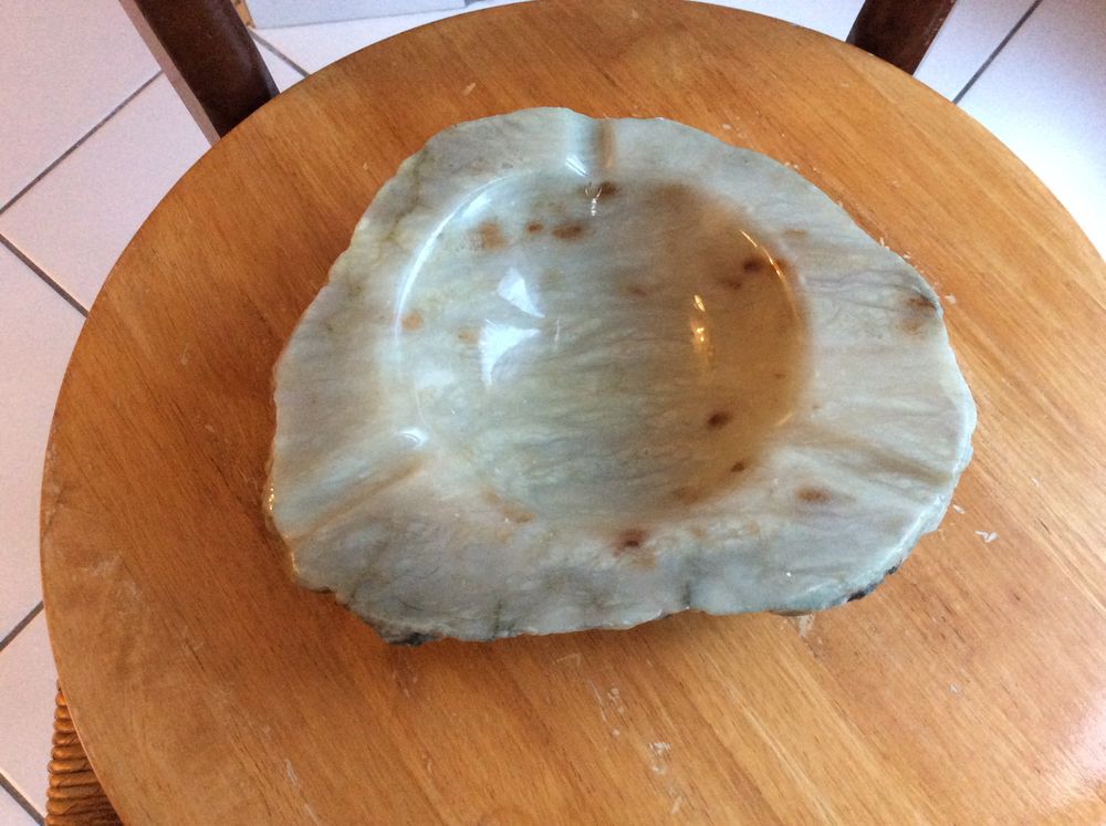 Cendrier vintage alb�tre massif Italie ann�es 1970. 80 Gif-sur-Yvette (91)