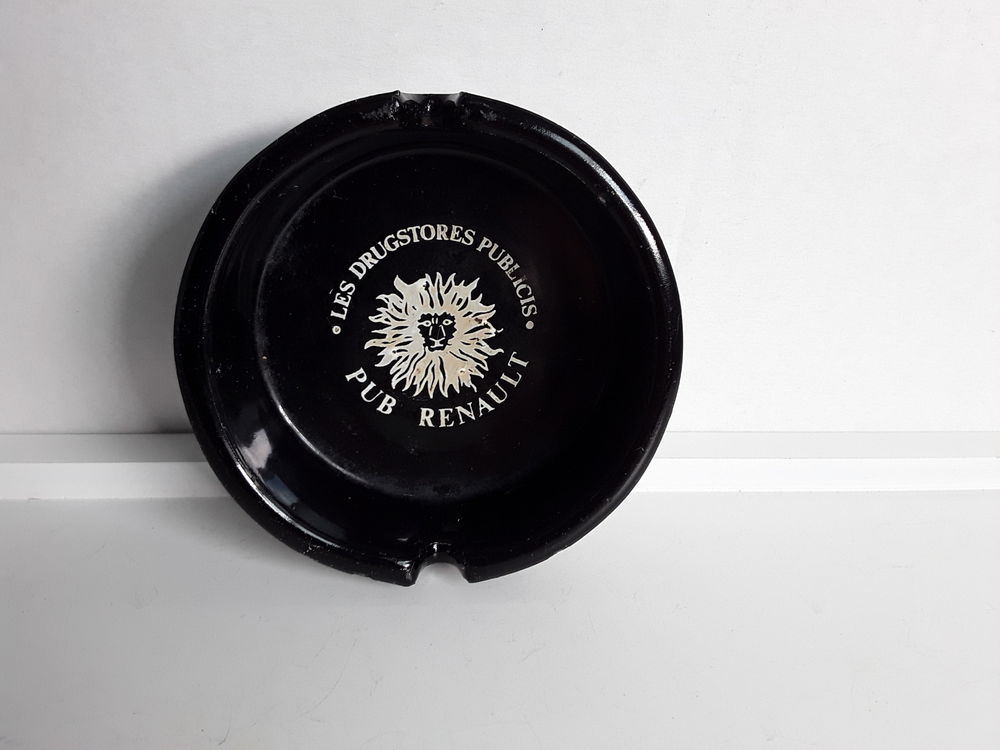 CENDRIER VINTAGE // PUB RENAULT LES DRUGSTORRS  PUBLICIS 20 Gometz-la-Ville (91)