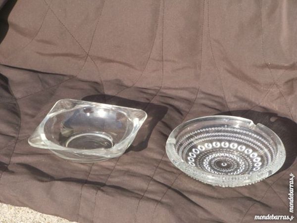 CENDRIERS en VERRE de TABLE 3 Mont-de-Marsan (40)