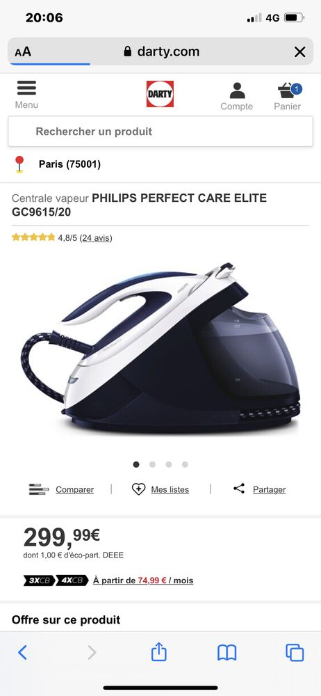 Central Vapeur Philips / Rowenta / calor mod�les expo 100 Salon-de-Provence (13)