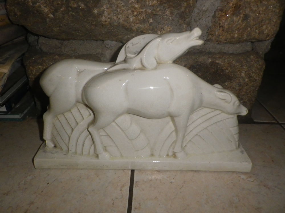 C�ramique dans le go�t de LEMANCEAU - Saint Cl�ment, Biches 400 Bubry (56)