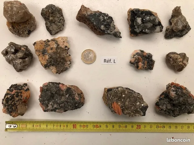 C�rusite et Angl�site - min�raux de collection 100 Saint-M�dard (16)