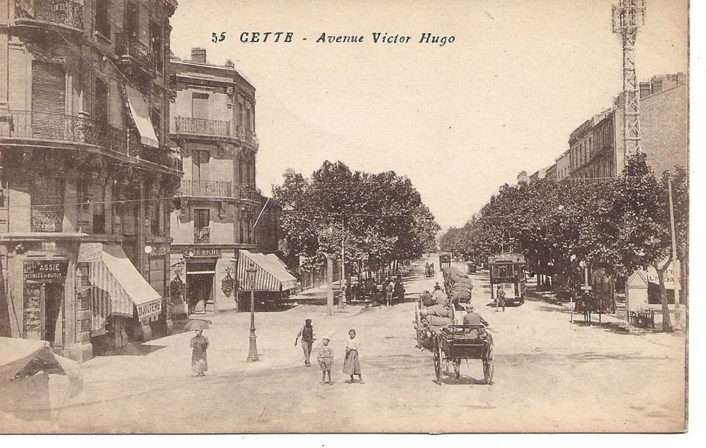 55 - CETTE - AVENUE VICTOR HUGO ( SETE ) 3 Gigean (34)