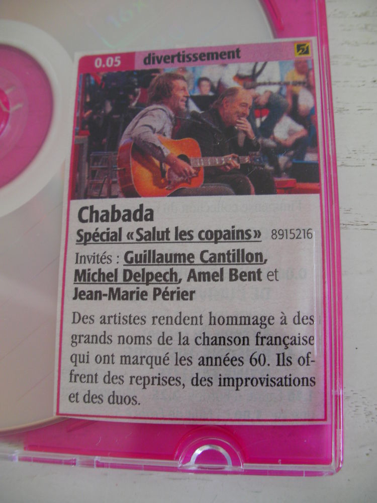 DVD CHABADA sp�cial  SALUT LES COPAINS  4 Saint-Etienne (42)
