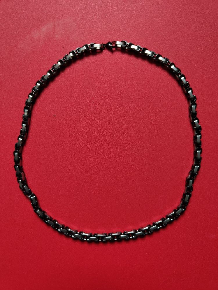 Cha�ne acier inoxydable et noir neuf 20 Saint-Brice-sous-For�t (95)