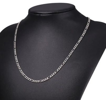 Cha�ne argent (925) maille  figaro 
45cm - 2.9mm -4.6g 45 Villeneuve-d'Ascq (59)