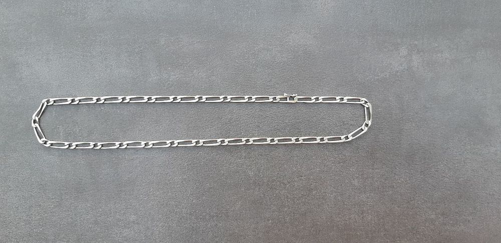 Cha�ne en Argent massif 925/1000�me Maille mixte 0 La Seyne-sur-Mer (83)